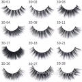 Black glossy eye lashes natural false eyelashes faux cils fake cilios posticos individual eyelash extension lashes mink set